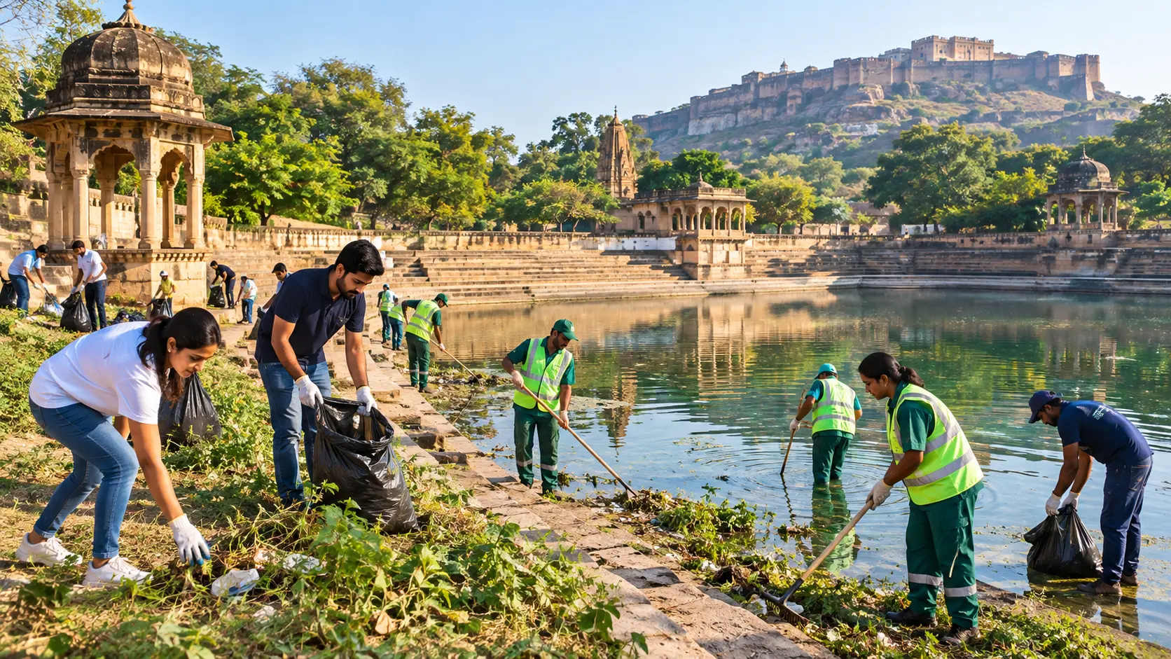 Heritage Water Body Restoration in Gwalior