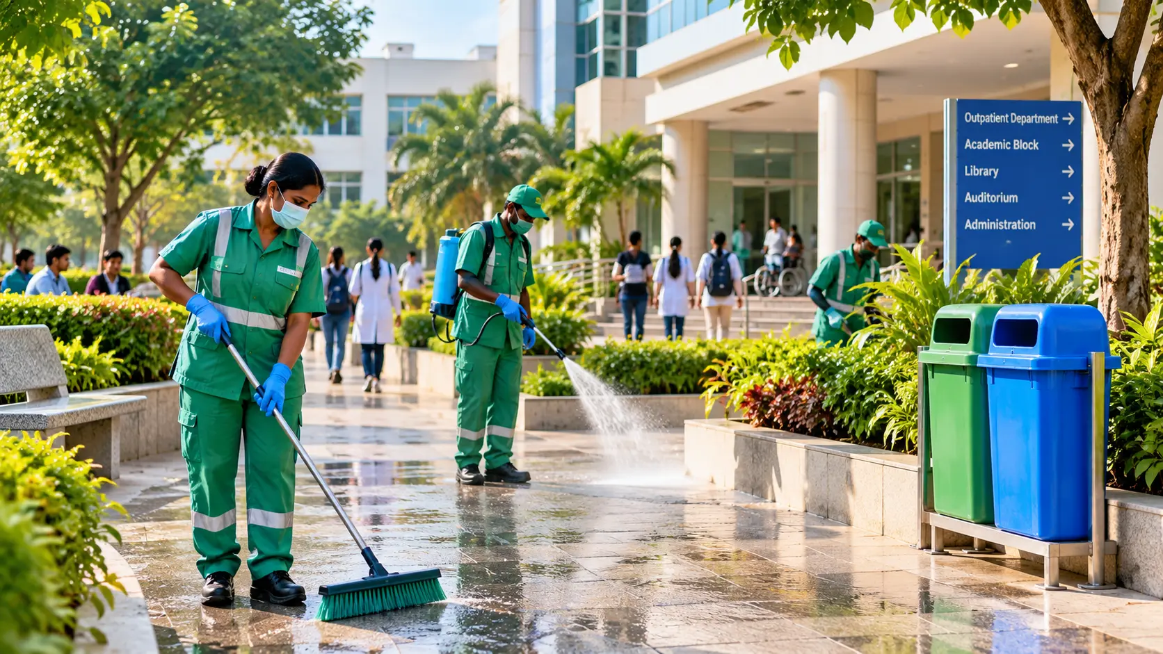 Institutional Hygiene and Campus Sanitation